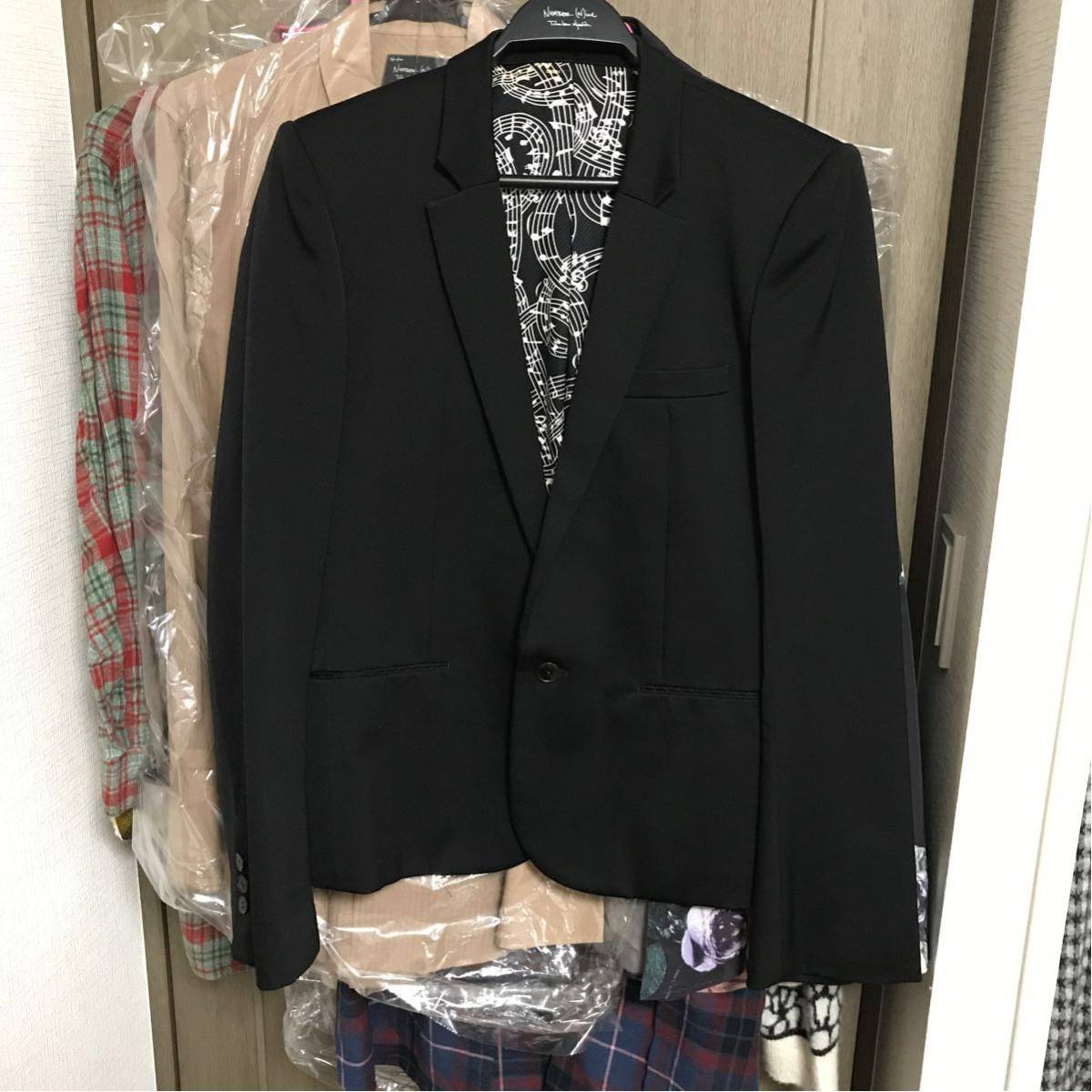 ナンバーナイン 1B ノッチドラペルジャケット キムタク着 野口強 the