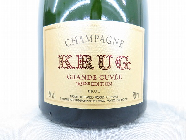 KRUG クリュッグ GRANDE CUVEE グランキュヴェ 172 KRUG グラン 【未開