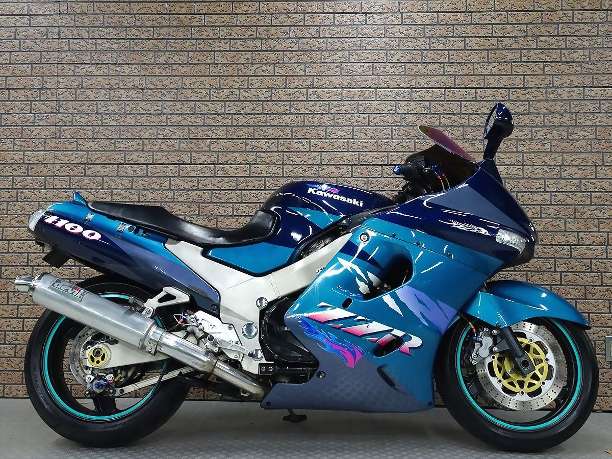☆ZZ-R1100-2☆車検30/10迄☆カスタムマフラー装着済み☆超激安の新年