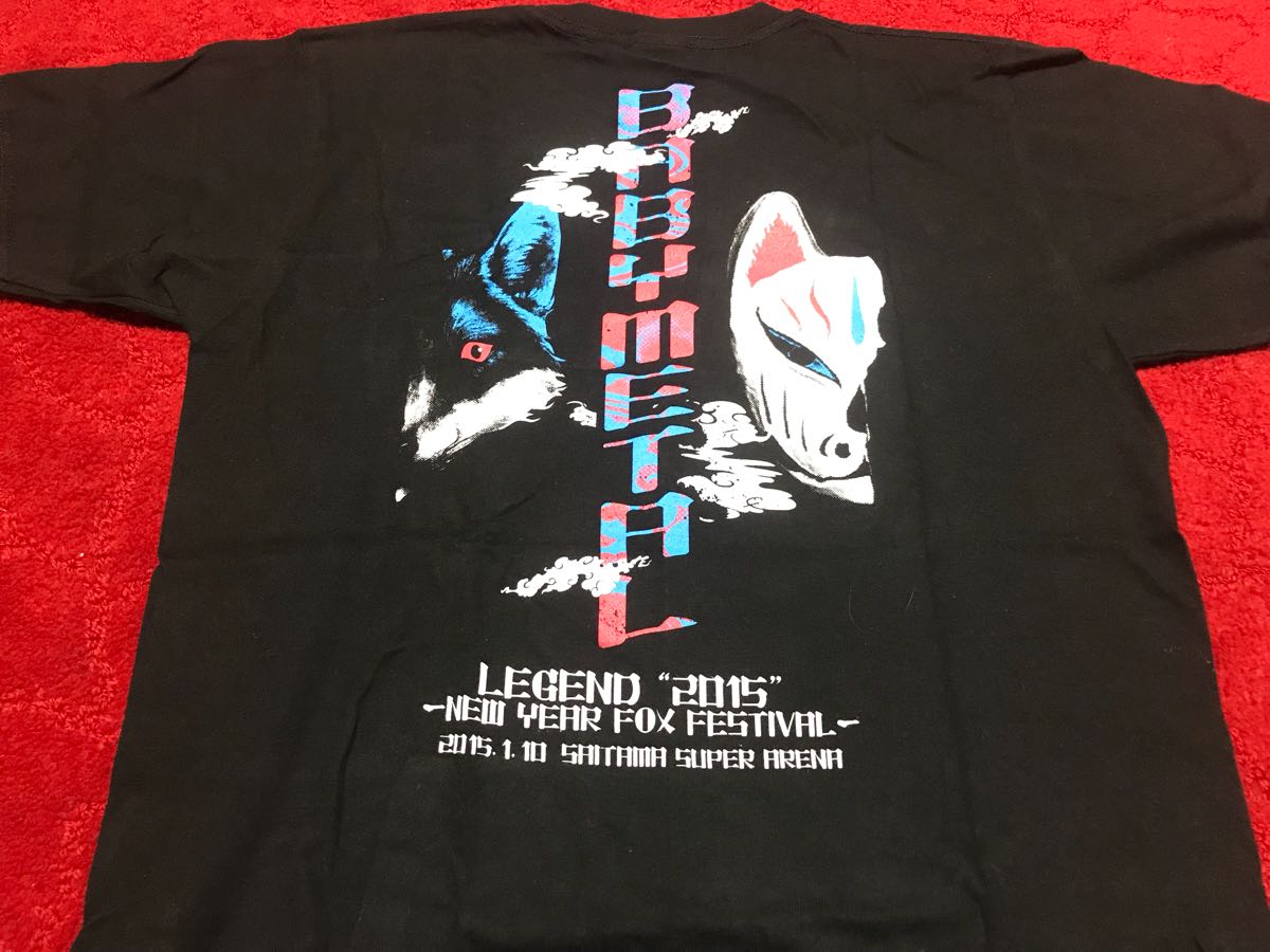 Lサイズ 美品 BABYMETAL「新春キツネ祭り」Tシャツ legend 2015 TEE