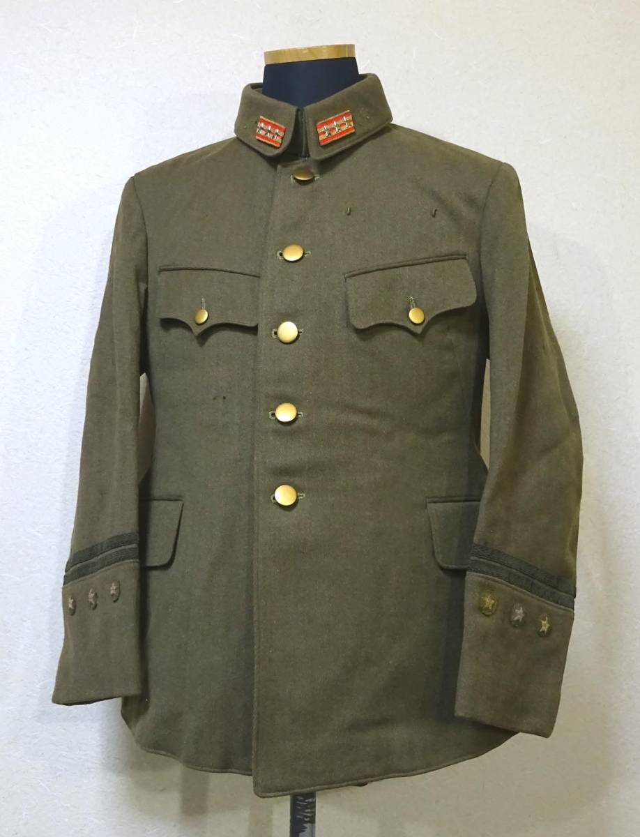 実物 未使用極美品！ 日本陸軍 九八式 兵下士官用軍衣(希少一號