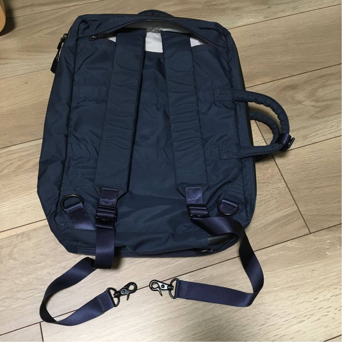 PORTER×LOWERCASE×EDIFICE 3WAYバッグ インディゴ EDIFICE