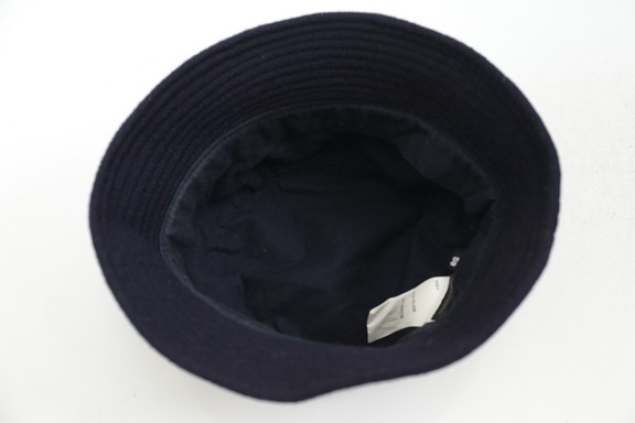 ラフシモンズ期 ジルサンダー ウールハット NAVY 58 15GL8657 F04