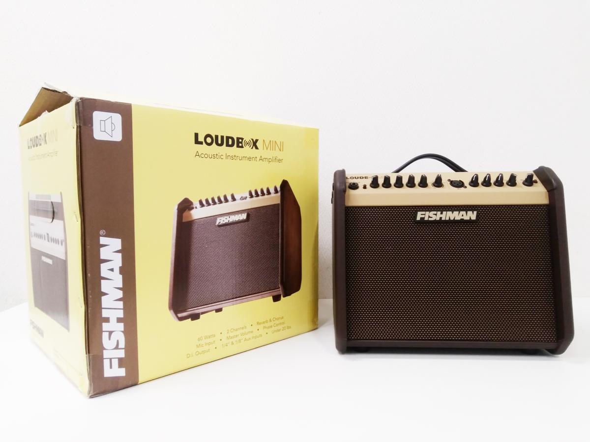 109【超美品】フィッシュマン アコースティックギター アンプ LOUDBOX MINI FISHMAN