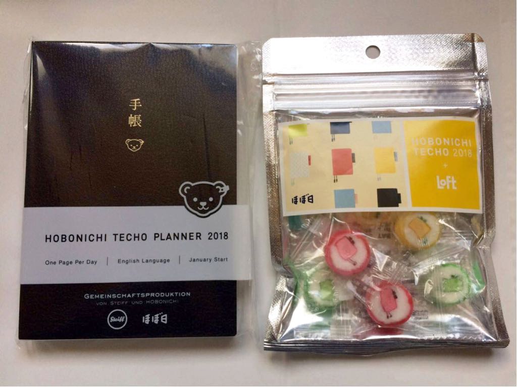 ほぼ日手帳 2018 Steiff シュタイフ planner プランナー A6
