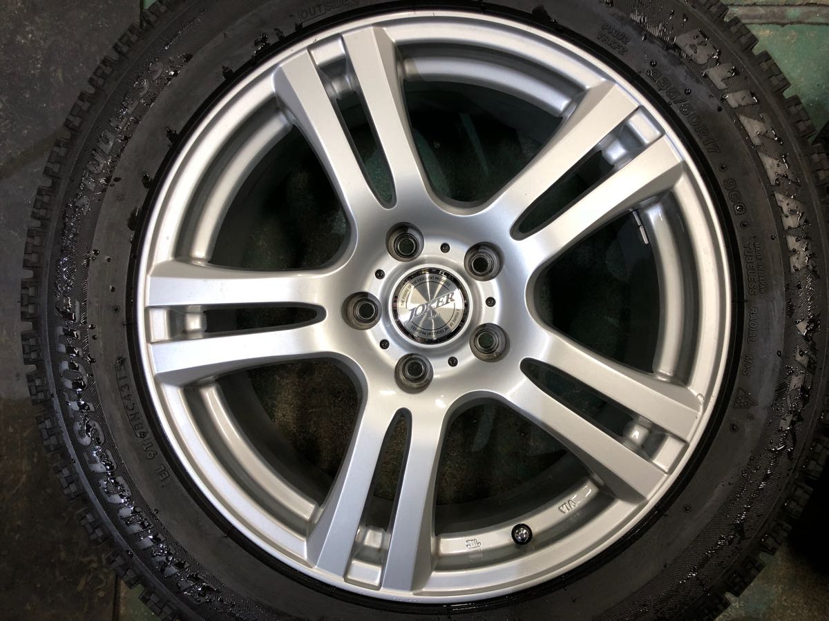 ウェッズ ＪＯＫＥＲ １７inch × BS 235/50R17 バリ山 2015年製