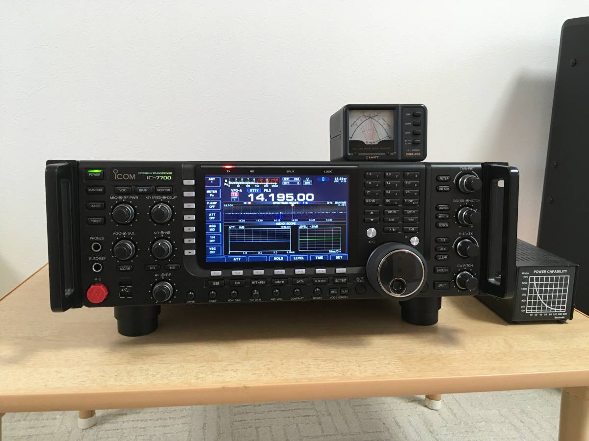  ICOM IC-7700 HF-50MHz トランシーバー 200W機(固定)｜売買されたオークション情報、yahooの商品情報をアーカイブ公開 - オークファン 固定