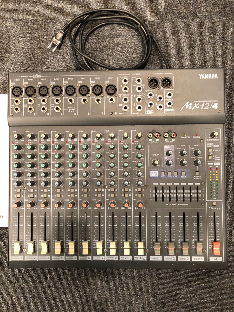 Yamaha YAMAHA ヤマハ MX12/4 mixing console アナログミキサー MX12⁄4