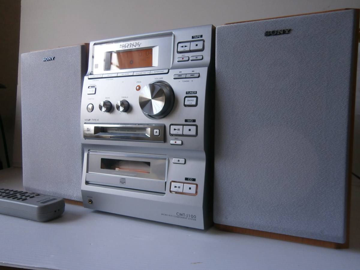 SONY CMT-J100 美品 SONY CMT-J100 HCD-CP500MD CD MD 【公式通販】