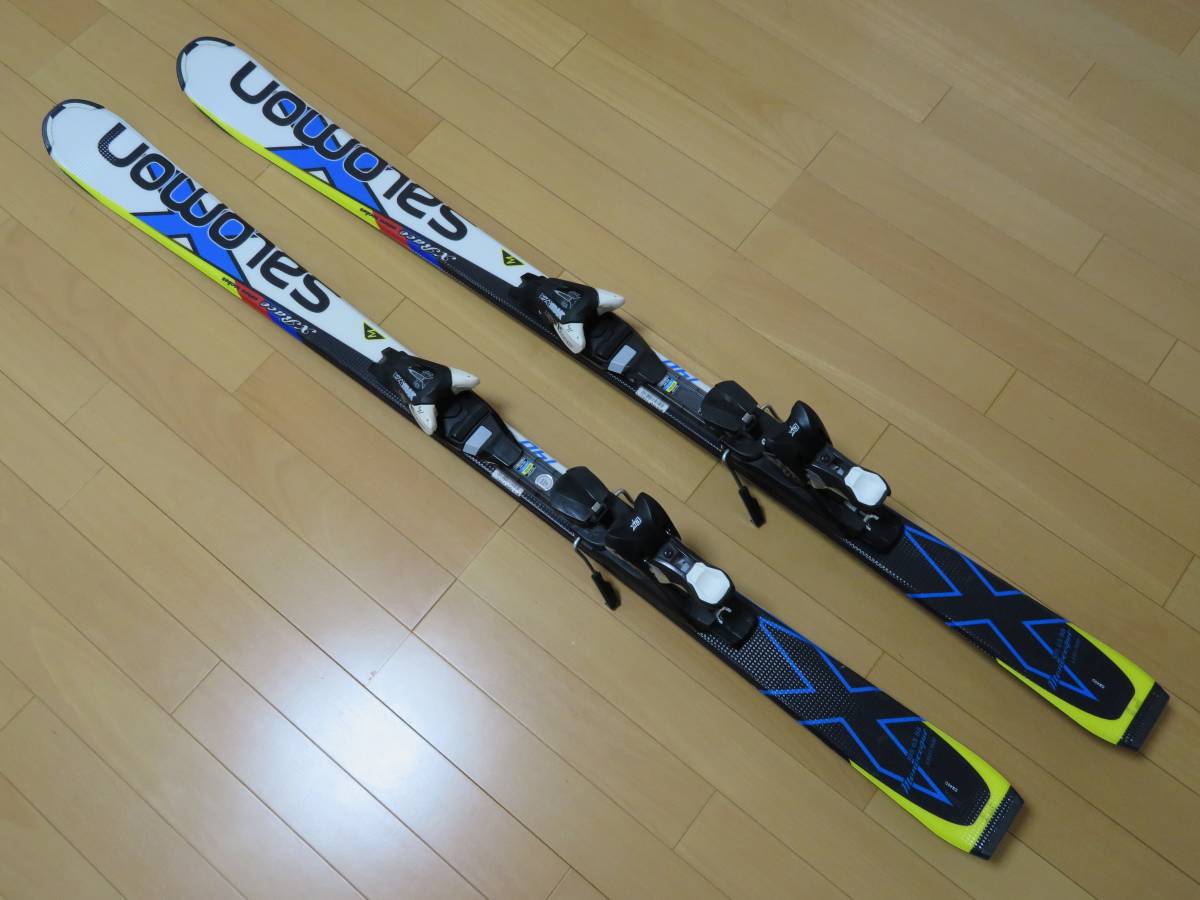 ☆SALOMON X RACE ジュニア用 スキー板140cm ビンディング付☆キッズ