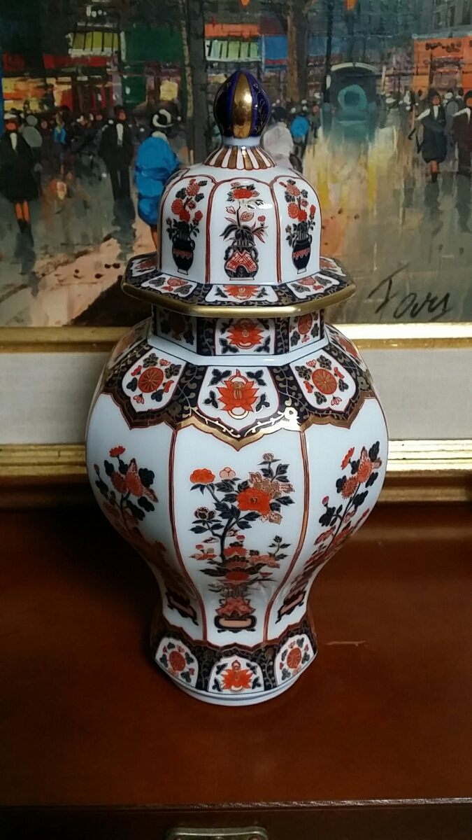 古伊万里文様 有田焼 ニッカ 花籠ボトル 陶器 ウイスキー - L'a 花籠