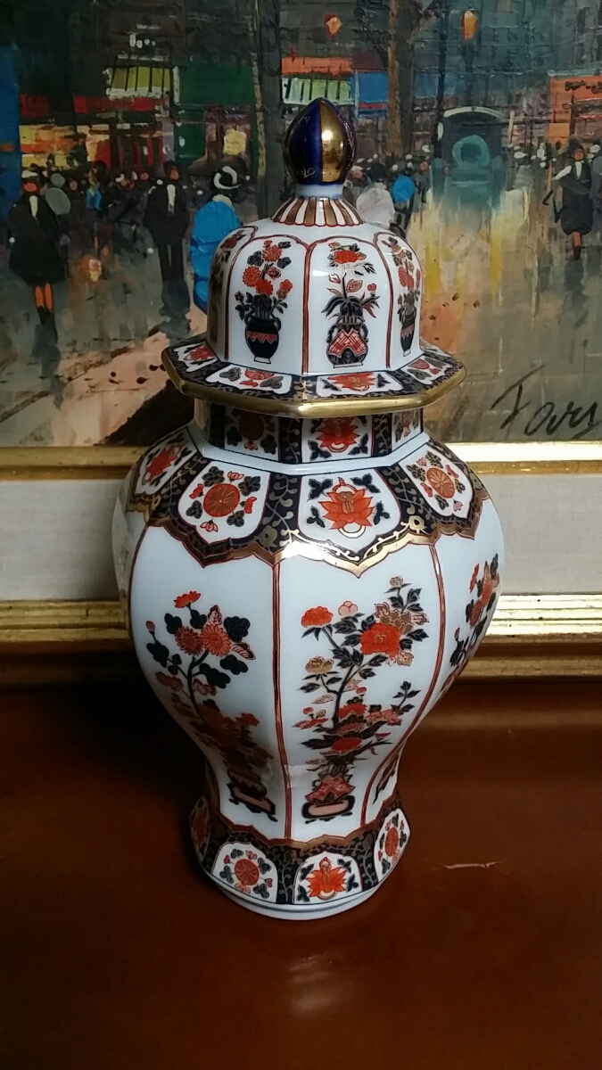 古伊万里文様 有田焼 ニッカ 花籠ボトル 陶器 ウイスキー - L'a 花籠