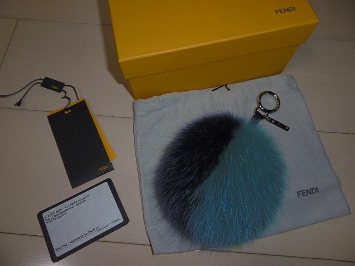 FENDI フェンディ☆ファーチャーム キーホルダー バッグチャーム ふ