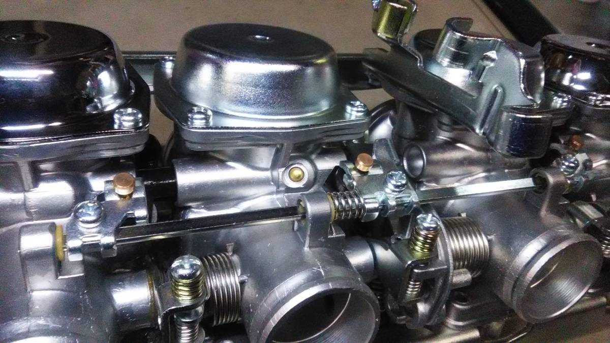 再メッキ CBX400F キャブレター 分解洗浄済み CBX550F CBR400F キャブ