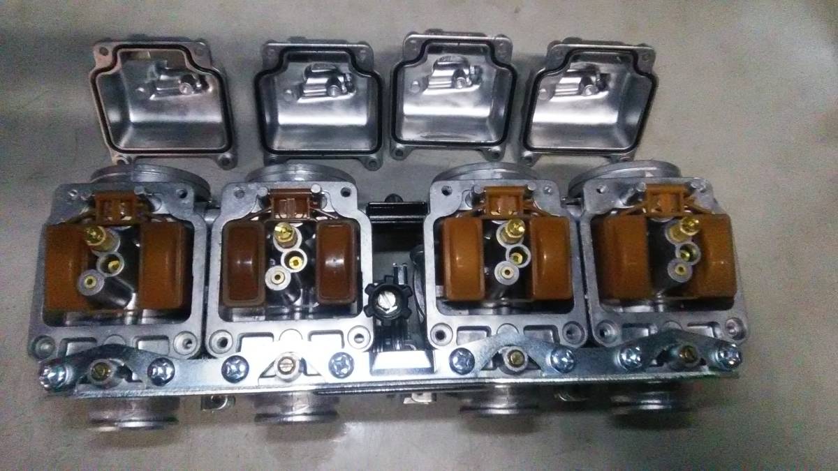 再メッキ CBX400F キャブレター 分解洗浄済み CBX550F CBR400F キャブ 