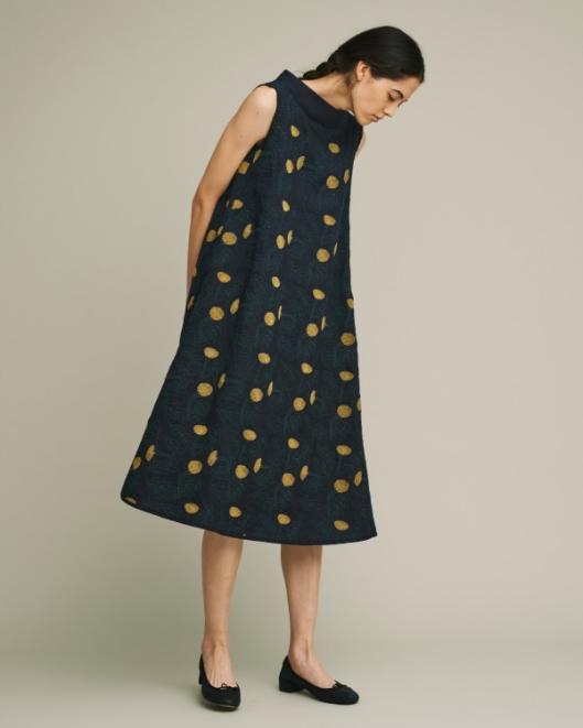 大得価，限定セール 注 予約商品 3月お届け 2018春夏 mina perhonen ミナ ペルホネン tanpopo ノースリーブ ワンピース ネイビー38 73 440円(ミナ ペルホネン)｜売買されたオークション情報、yahooの商品情報をアーカイブ公 ミナ ペルホネン