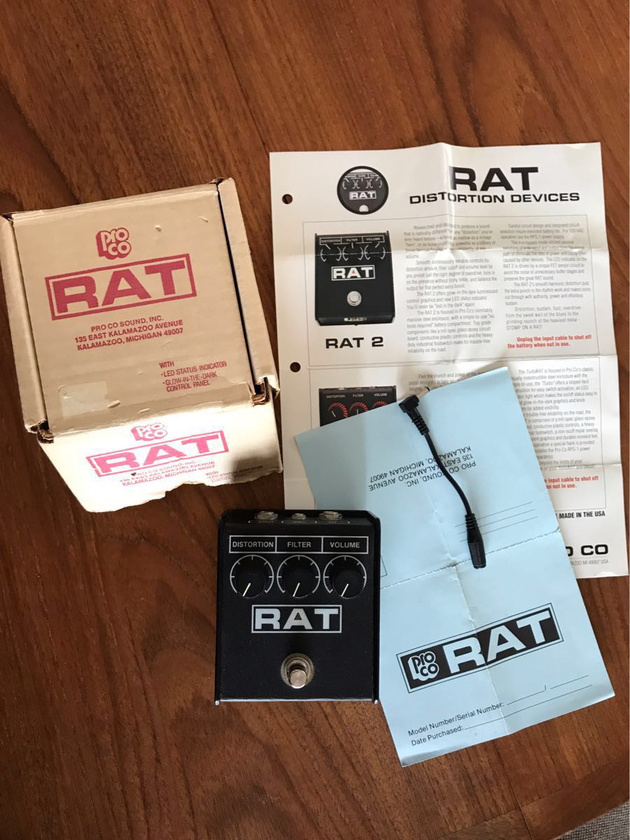 Proco RAT プロコ ラット 希少 LM308 95年製 MADE IN USA RAT2