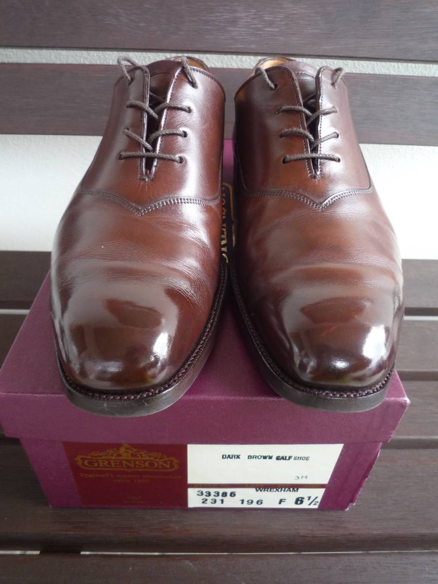 【爆買い，新作登場】 グレンソン GRENSON UK6.5F 25.0-25.5cm 英国製(25.0cm)｜売買されたオークション情報、yahooの商品情報をアーカイブ公開 - オークファン 25.0cm