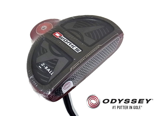限定値下げ　限定品、美品オデッセイ　oworks2ボール　ライン入り □赤□オデッセイ□O WORKS RED 2・BALL USA□36□スーパーストローク