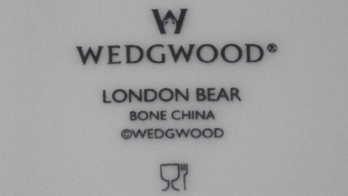 WEDGWOOD ウエッジウッド　LONDON　BEAR　プレート　1枚_3