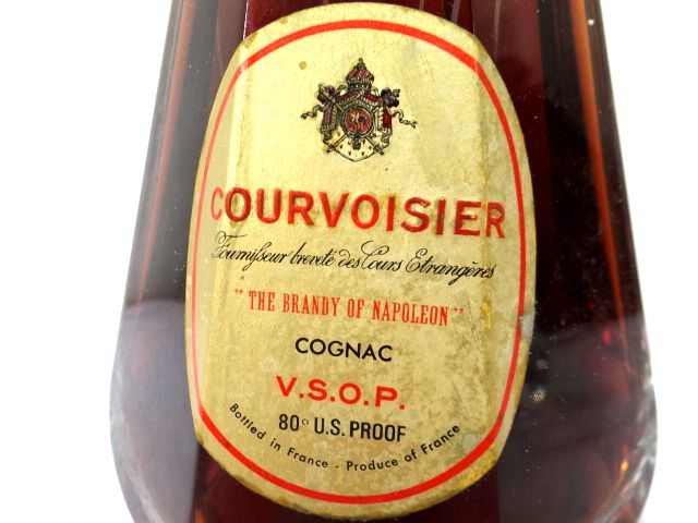 ☆未開栓☆替栓付属☆COURVOISIER クルボアジェ V.S.O.P. 80PROOF
