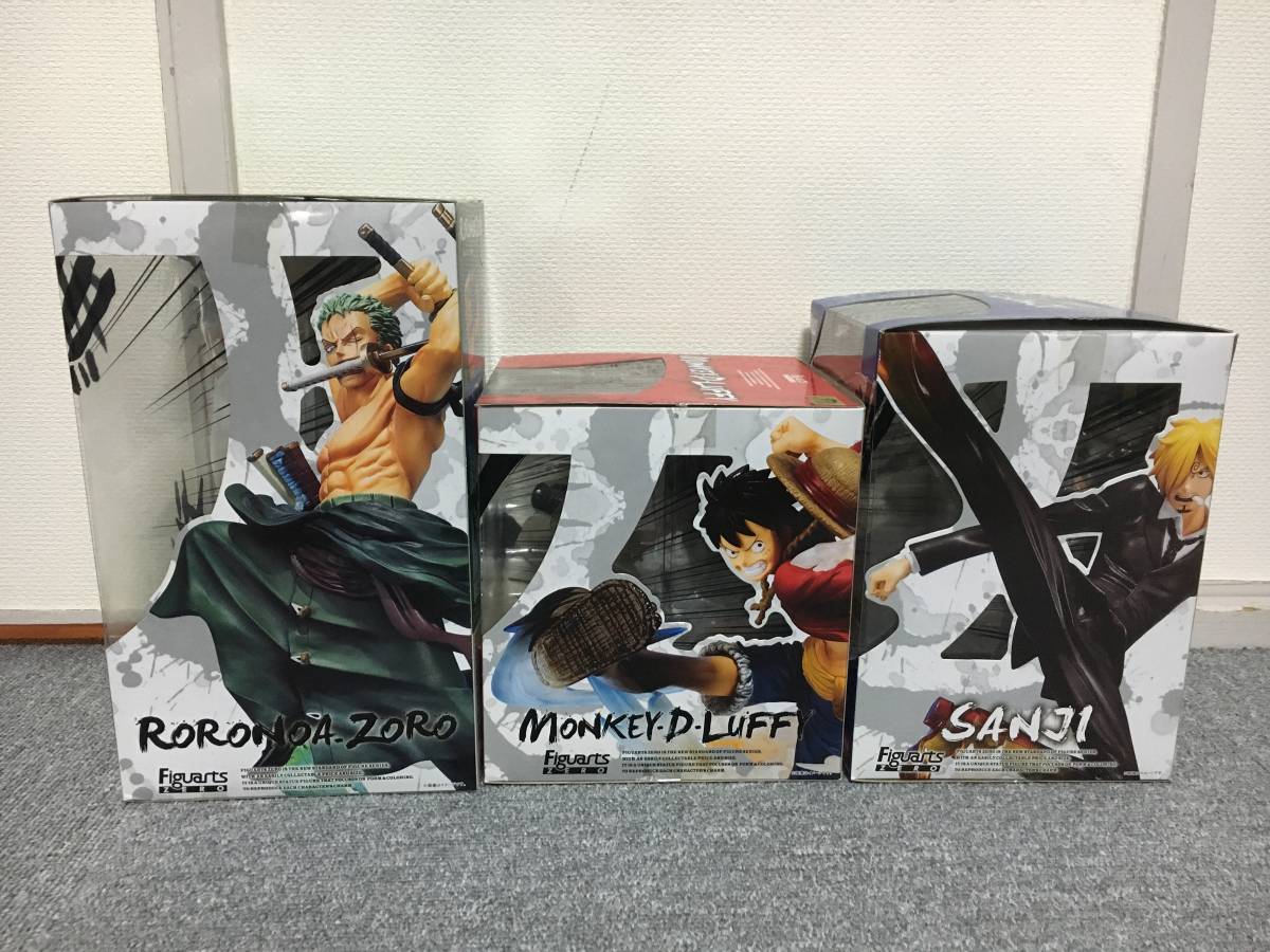 ワンピース フィギュアーツZERO ルフィ ゾロ サンジ 3種セット 