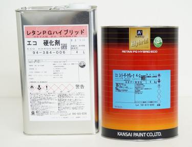 関西ペイント 2液 ハイブリッド エコ フィラー ダーク グレー プラサフ