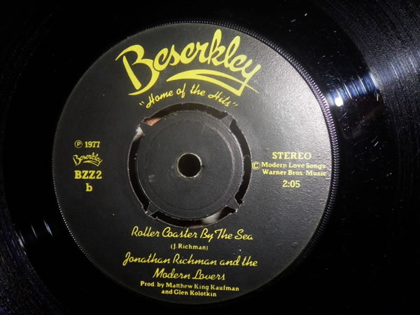 ◆英45■　Jonathan Richman ◆ Egyptian Reggae !極美! マ1 77_3