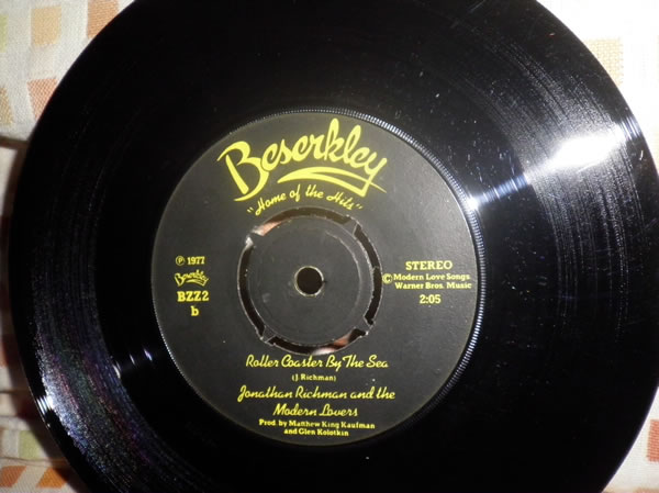 ◆英45■　Jonathan Richman ◆ Egyptian Reggae !極美! マ1 77_4