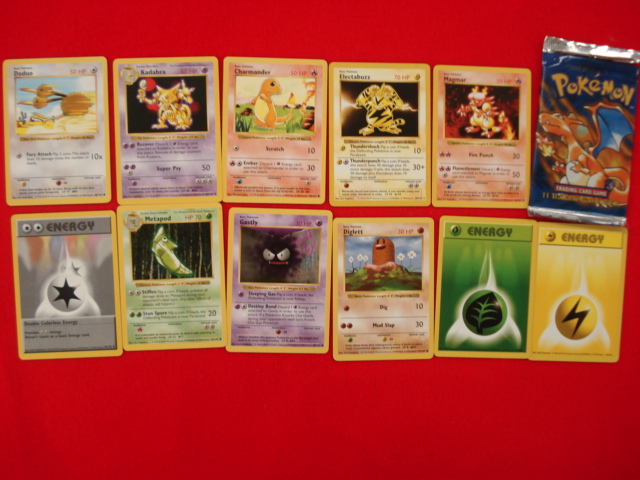 旧ポケモンカード 英語版 11 Tradable Game Cards Charmander 他 未