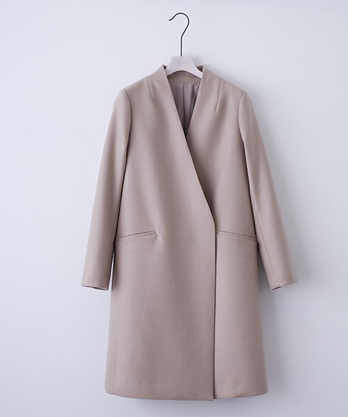 UNITED 【UNITED TOKYO 】Vネックノーカラーコート サイズ1