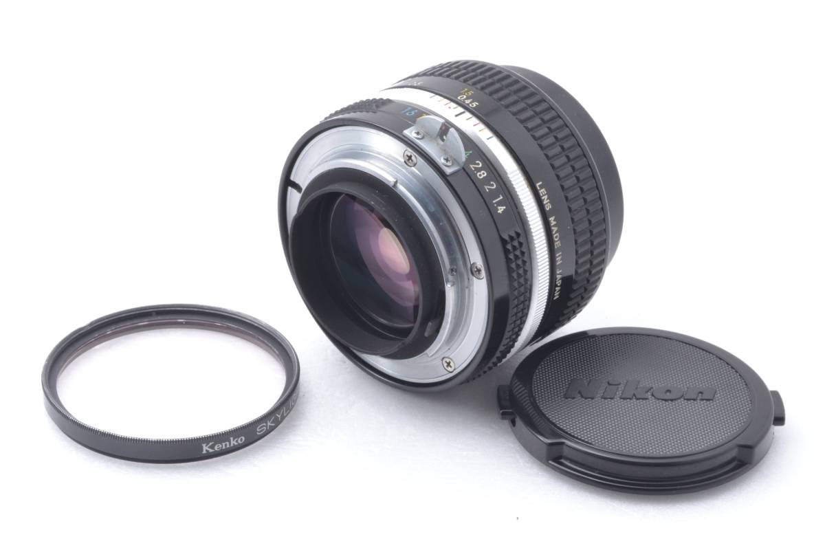 SALE[中古美品]ニコンF アイレベルニッコ-ルSオ-ト1：1.4 50mm