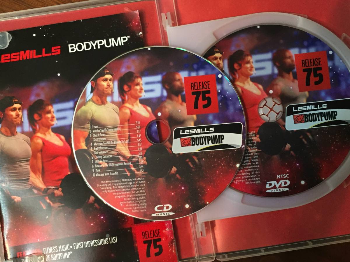 レスミルズ ボディパンプ 75 教習用DVD+CD lesmills レスミルズDVD⁄CD