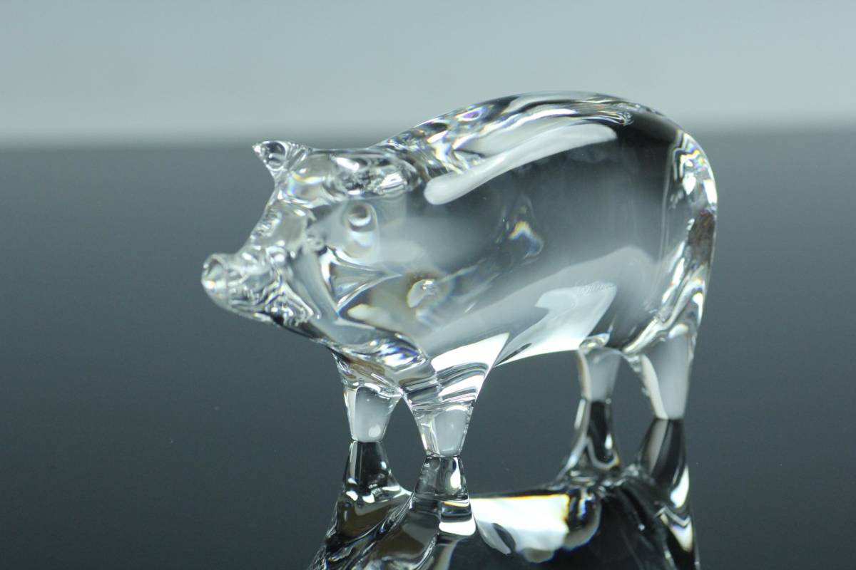BACCARAT バカラ ブタ 豚のオブジェ クリスタル NOV215 xvpbvx 【公式