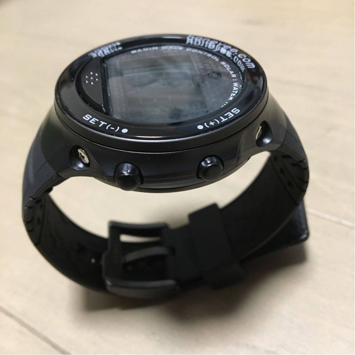 希少□WIRED h×honeyee.com□限定モデル□AGHH004 ハニカム 電波 