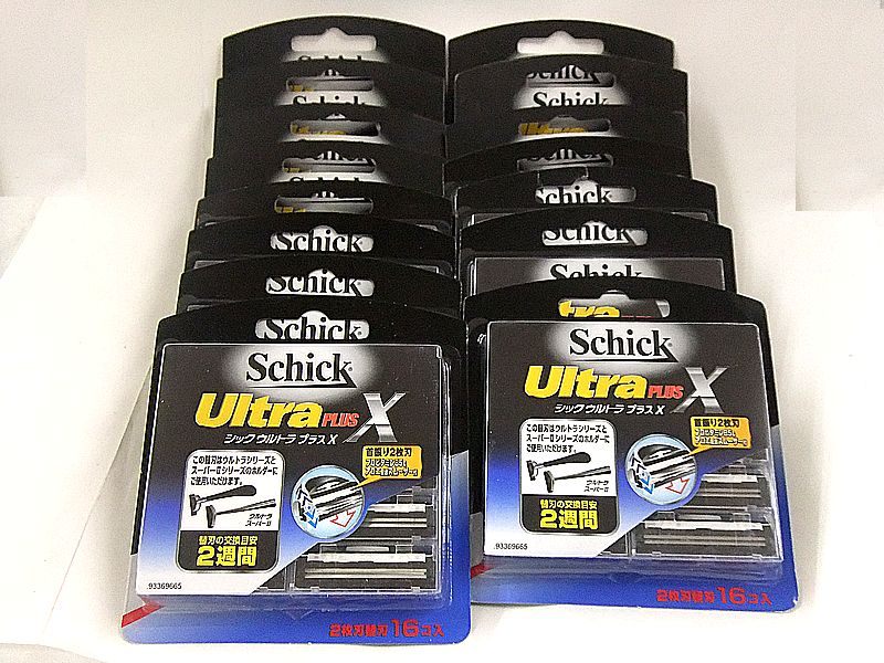 シック ウルトラ プラスX 替刃 16コ入×4個 合計 64個セット カテゴリー