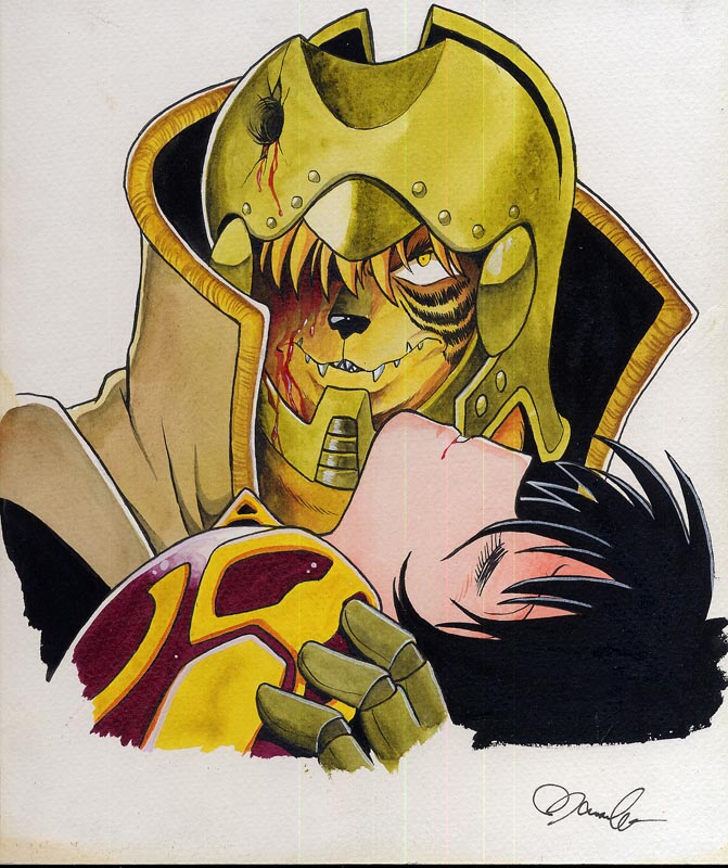 真鍋譲治 スタジオかつ丼 直筆カラーイラスト アウトランダーズ サイン 直筆画 売買されたオークション情報 Yahooの商品情報をアーカイブ公開 オークファン Aucfan Com