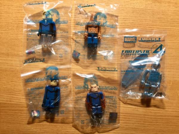 新品未開封】 ファンタスティック・フォー/5体セット キューブリック