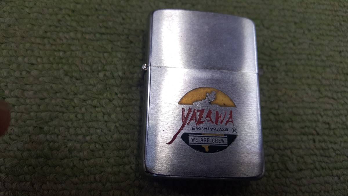 矢沢永吉 YAZAWA ジッポー Zippo ブラック 革 矢沢永吉のフリマ 
