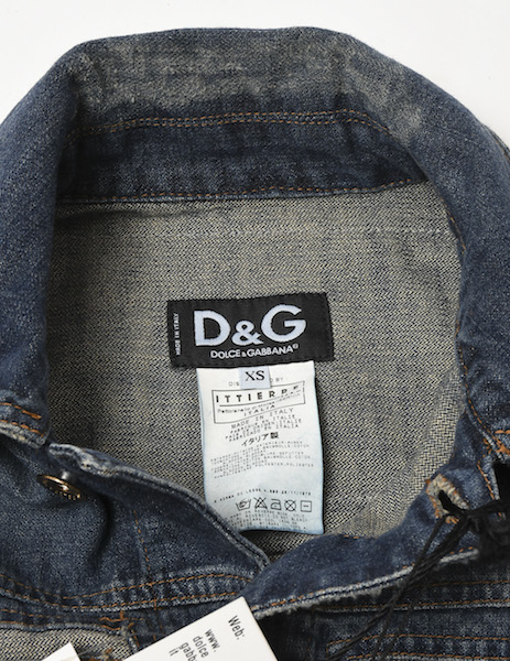 タグ付き美品】D&G ドルチェ＆ガッバーナ レディース デニムジャケット