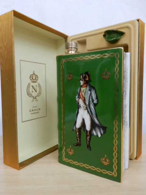 コニャック 【2293】CAMUS NAPOLEON カミュ ナポレオン ブック型 緑 替