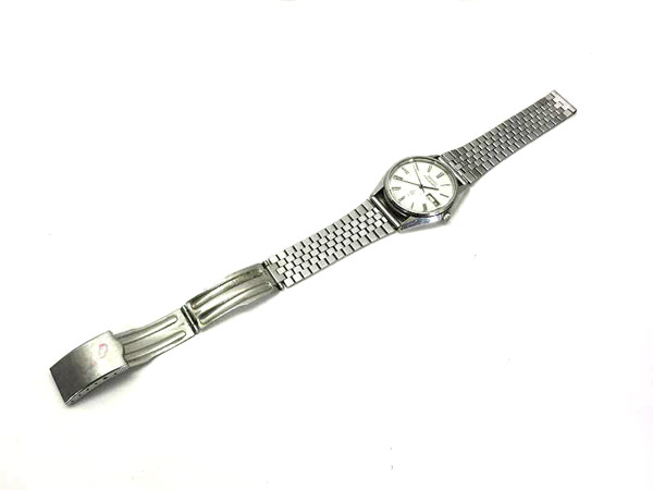 1円 ジャンク品 セイコー キング クオーツ 5856-8040 メンズ腕時計 