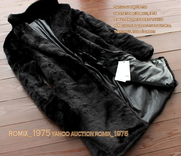 新品超希少*豪華Cloud&A*【黒/2XL】メンズ 紳士 fur-Reverse jacket 