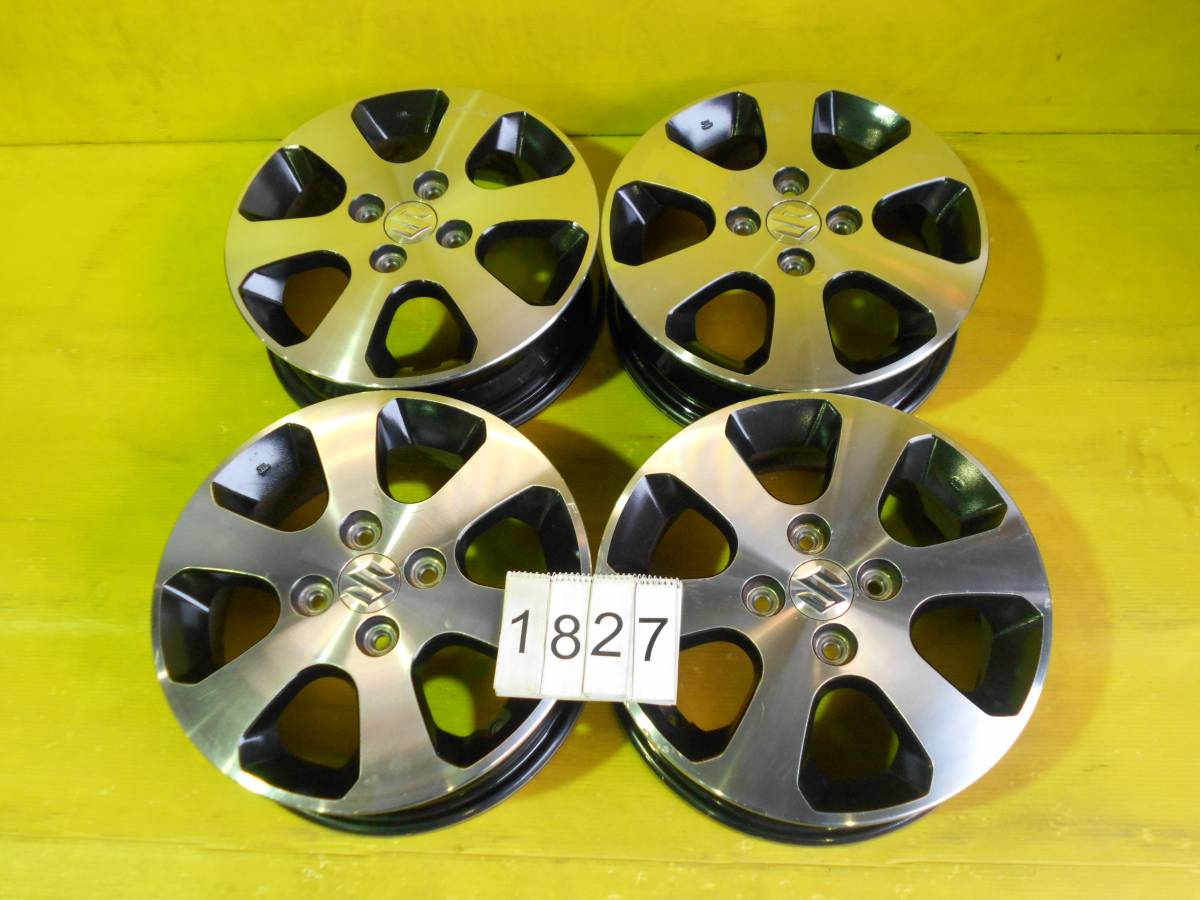No.1827 スズキ純正 14×4.5J PCD100 4本セット 14インチ 自動車