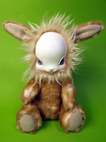 福寿様 Cuddle a fluffy 難あり バンビ ミニうさぎ 創作人形 手作り
