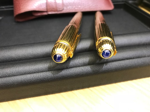 Cartier カルティエ 万年筆 ボールペン セット 箱なし