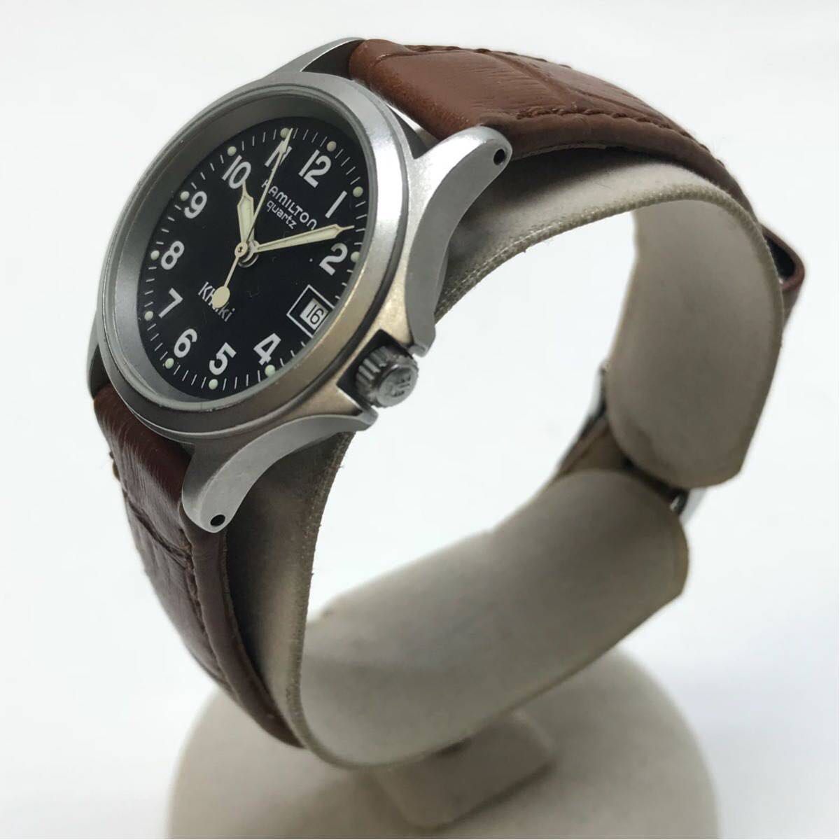 □ハミルトン HAMILTON 9771B カーキ Khaki レディース レザーベルト