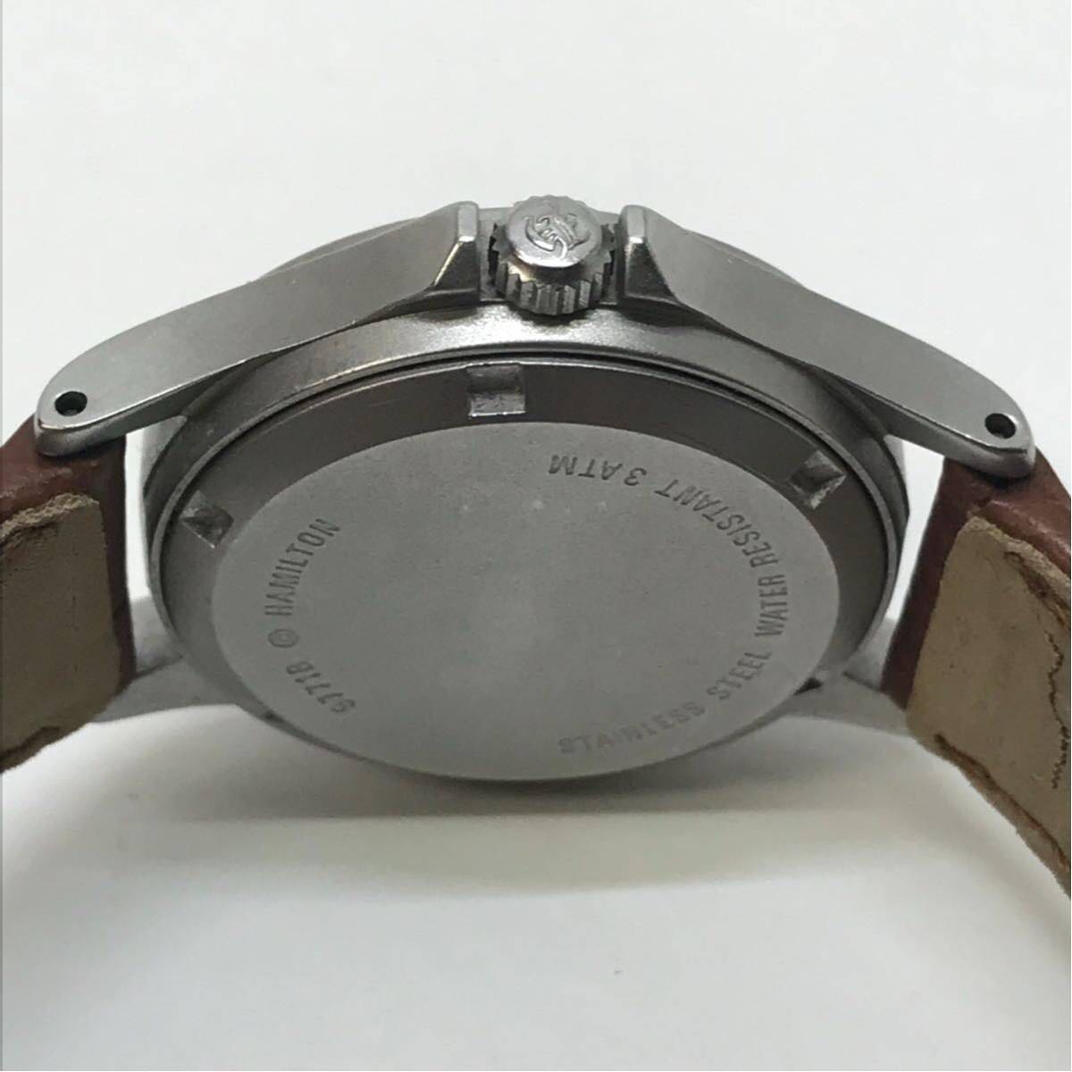 □ハミルトン HAMILTON 9771B カーキ Khaki レディース レザーベルト