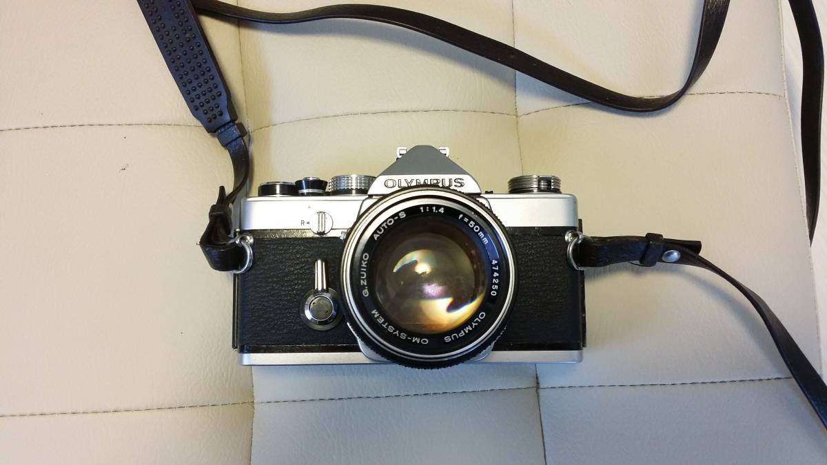 ジャンク オリンパス OM-1 MD OM-SYSTEM G.ZUIKO AUTO-S 50mm F1.4