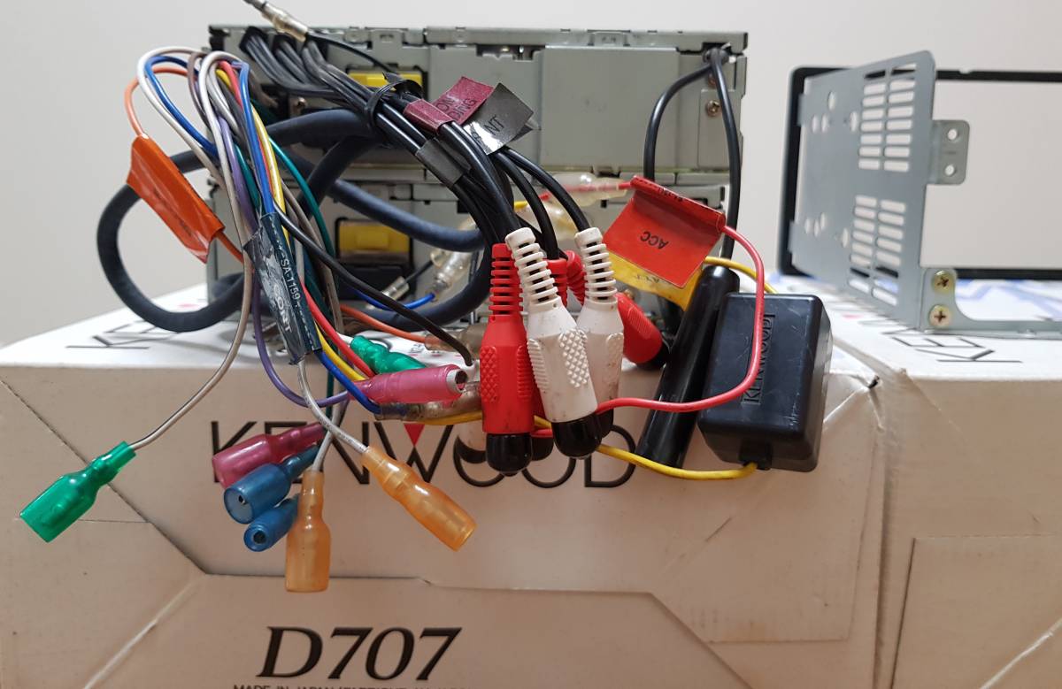 希少】KENWOOD D707 M707 CDデッキ MDデッキ グライコ DSP 箱付き